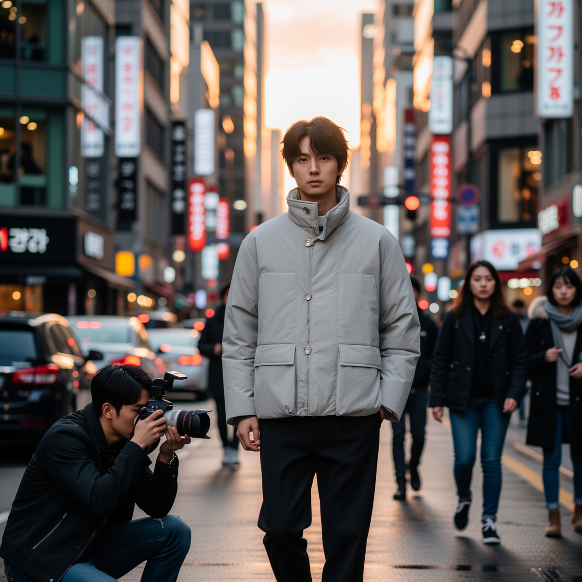 w2x冬季鸭绒羽绒服潮牌短款冬装加厚时尚休闲外套男防寒宽松工装