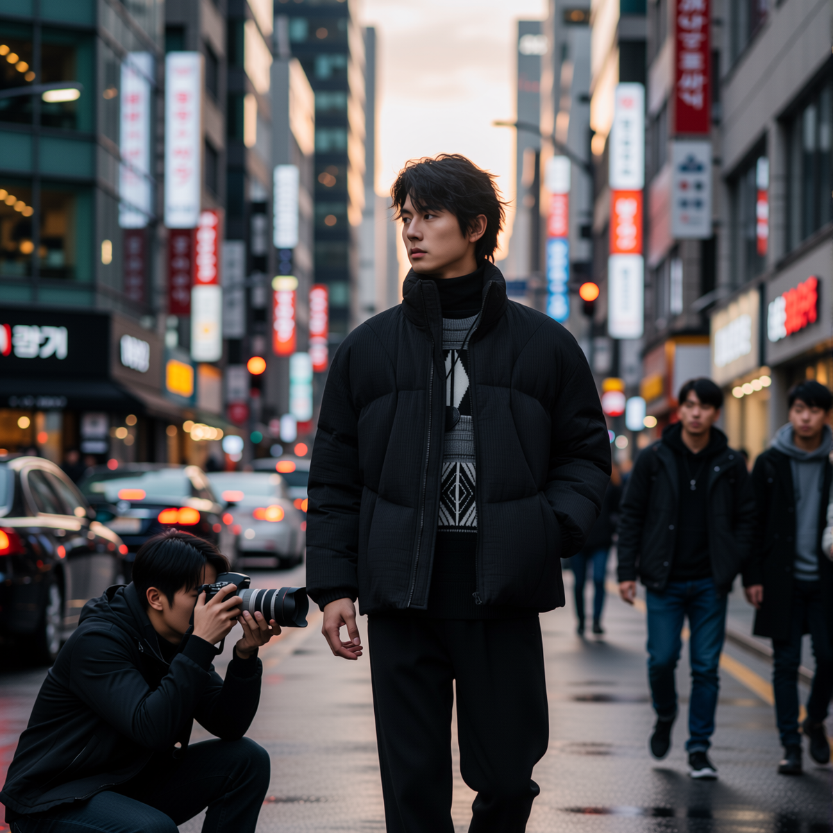 w2x冬季韩版90白鸭绒羽绒服短款保暖轻薄青年加厚外套男款面包服