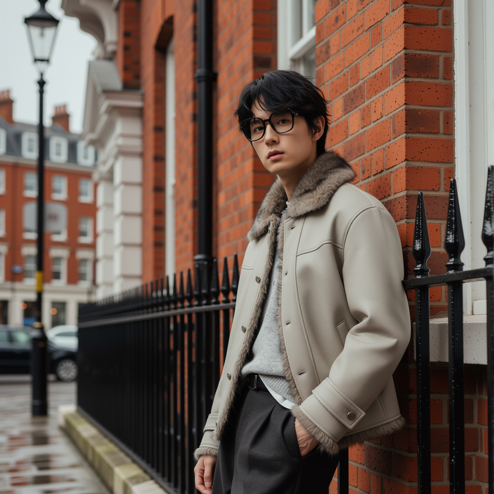 w2x冬季新款皮衣外套PU皮夹克设计感棉服上衣男款冬装加厚工装潮