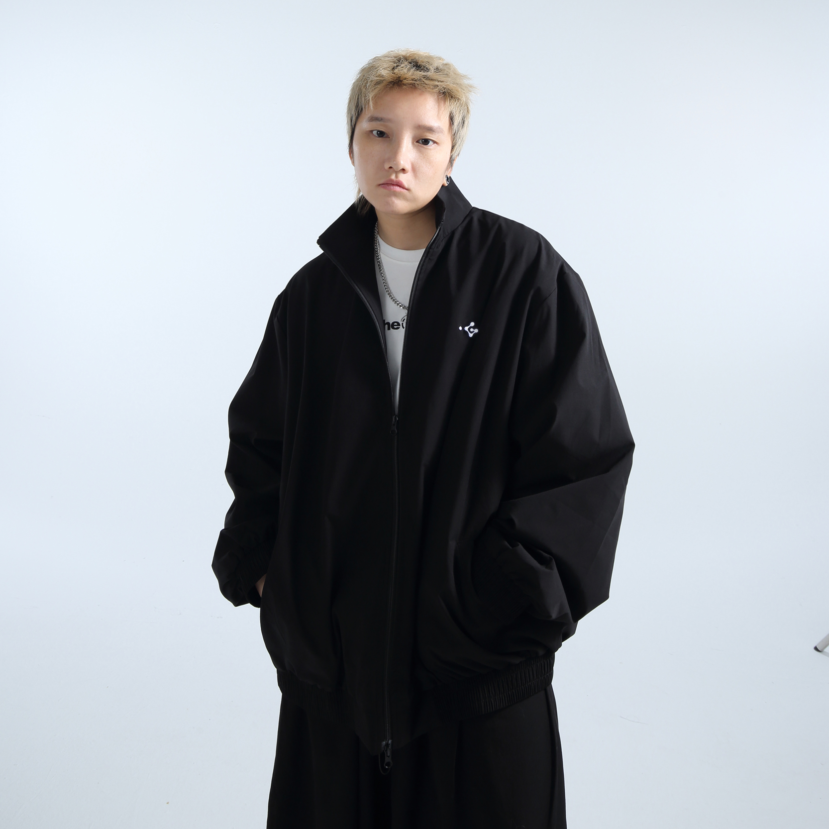 GRNL廓形玩咖立领oversize夹克