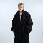 男女同款 「GRNL」廓形玩咖 oversize抗皱免烫立领宽肩夹克大外套