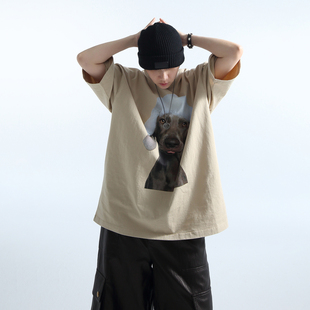 T恤 300克精梳棉廓形大版 「GRNL」自动 5点萌力值