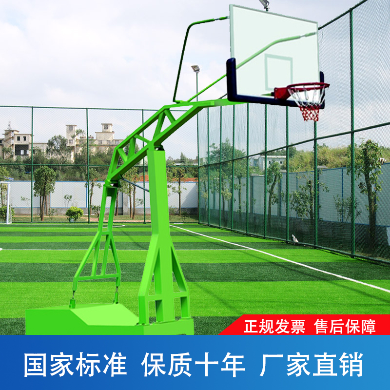 沃尔克室外型仿液压凹箱篮球架