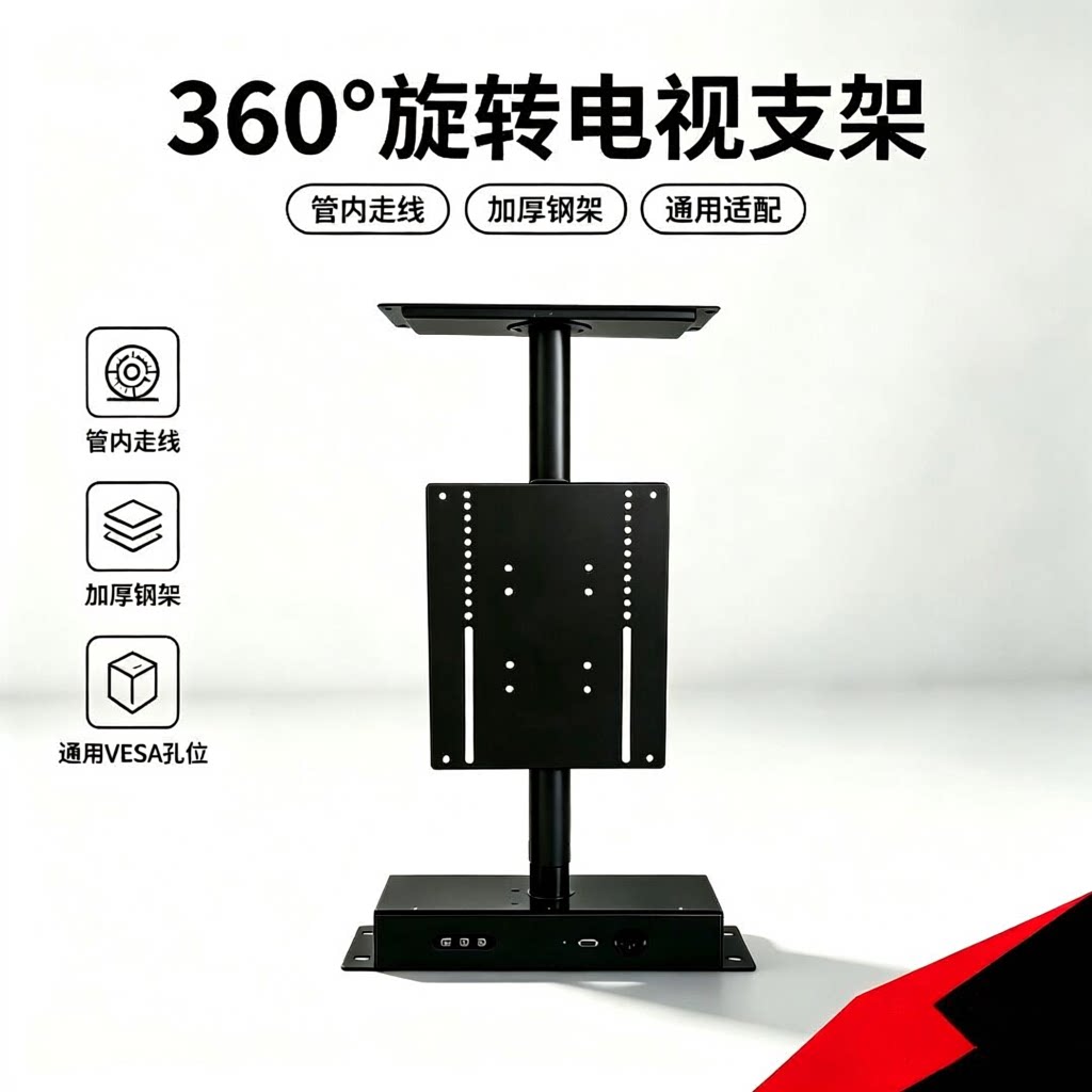 隔断墙旋转电视机旋转架
