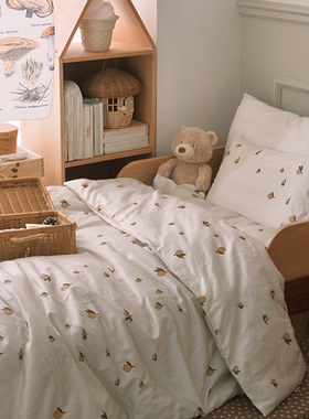 Northward幼儿园被子三件套儿童床品大豆被全棉a类被套枕头枕芯
