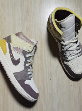 Air Jordan 1 AJ1 Mid 复古休闲篮球鞋 DM9652-102 DZ4466-102