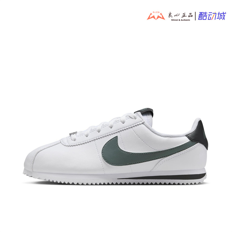 耐克 Nike Cortez 白绿复古百搭低帮休闲阿甘鞋跑步鞋 DM0950-106