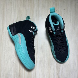 510815 Jordan12 AJ12黑薄荷绿提夫尼女子复古篮球鞋 乔12 017