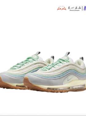 耐克 NIKE Air Max 97 灰绿 女子复古透气低帮跑鞋 DX5766-131