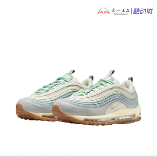 耐克 NIKE Air Max 97 灰绿 女子复古透气低帮跑鞋 DX5766-131