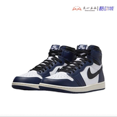 Jordan DZ5485 Air 男子高帮复古舒适篮球鞋 High 蓝白 401