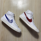 CW7073 耐克 NIKE MID 男子开拓者复古鸳鸯休闲板鞋 100 BLAZER