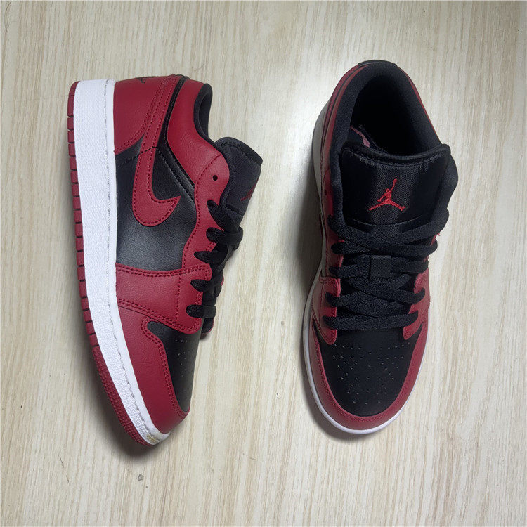 Air Jordan AJ1 Low 黑红 复古防滑耐磨篮球鞋 553560-606