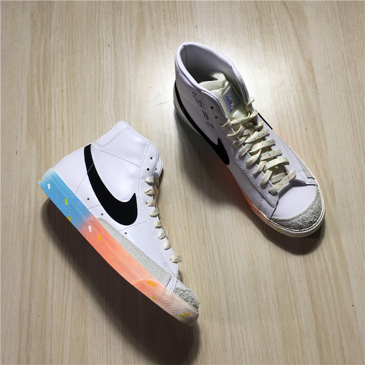 耐克 Nike BLAZER 高帮涂鸦男子开拓者休闲运动板鞋 DJ427