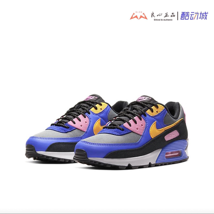 耐克 NIKE Air Max 90 灰紫 女子低帮缓震透气跑鞋 CN1080-500