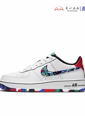 耐克 Nike Air Force 1 迷彩空军一号女子低帮运动板鞋CU4632-100