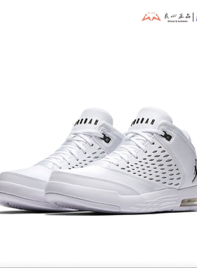 Jordan Flight Origin 4 黑白男子中帮复古休闲篮球鞋 921196-100