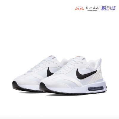 耐克 NIKE Air Max Dawn 白黑 男女气垫透气缓震跑鞋 DH5131-101