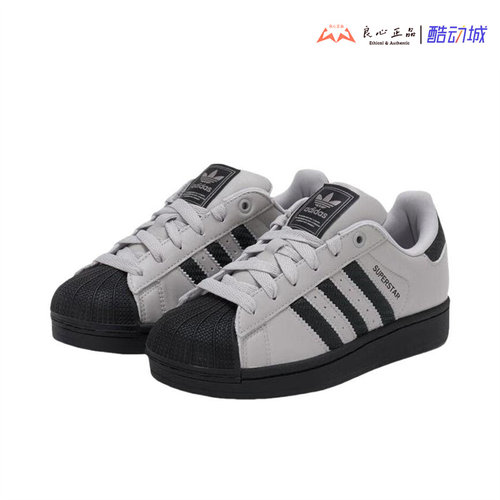 阿迪达斯 三叶草SUPERSTAR II 男女经典贝壳头低帮休闲板 JQ3183