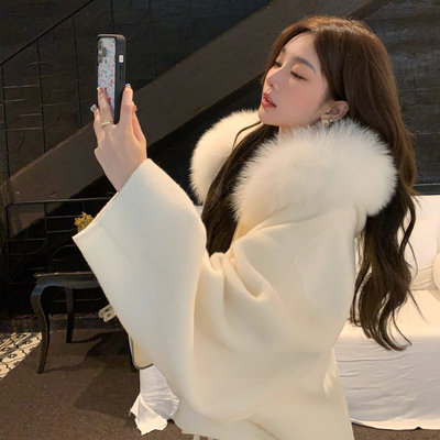 慵懒感千金风高级双面羊绒大衣