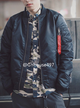 【超级特价】714Street  Crush ma1 Jakcet 防水保暖棉服空军夹克