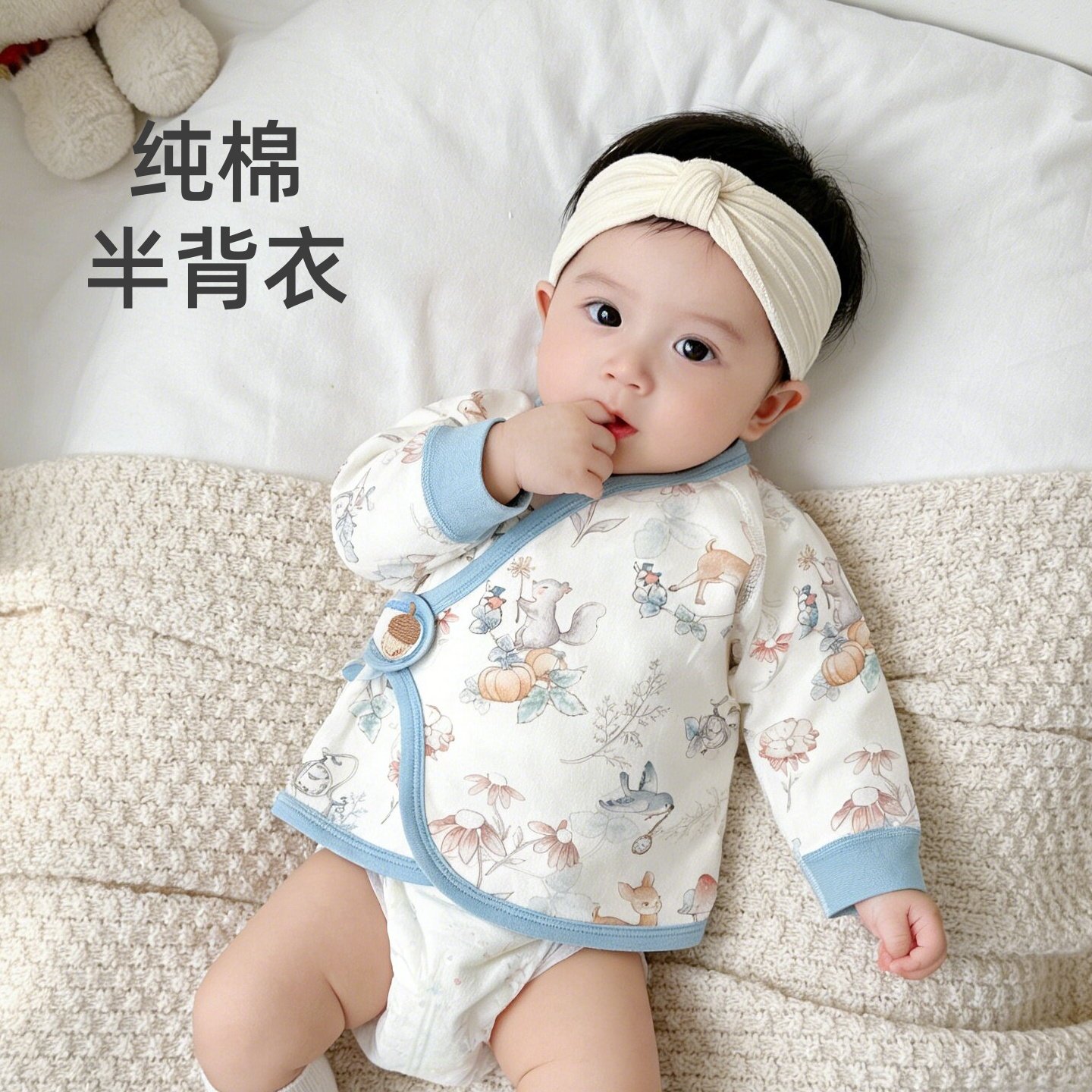 半背衣初生婴儿52码a类纯棉新生宝宝产房无骨衣服刚出生春秋上衣,童装/婴儿装/亲子装,保暖上装,淘宝优惠券,粉丝福利购,淘宝优惠卷