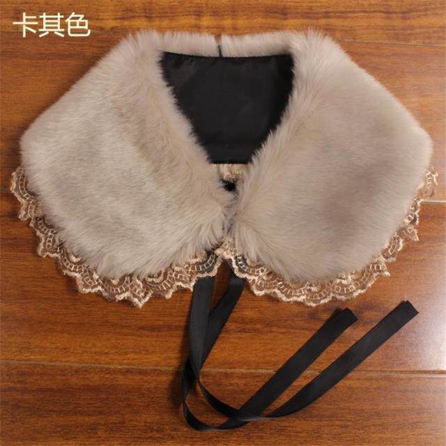 仿兔毛领子黑白色蕾丝假领子披肩围脖领子秋冬毛领子,服饰配件/皮带/帽子/围巾,假领,淘宝优惠券,粉丝福利购,淘宝优惠卷