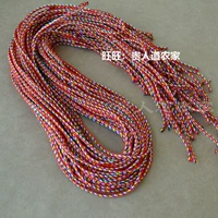 Красочное детское ожерелье из шнура, аксессуар, плетеные аксессуары, DIY, подарок на день рождения
