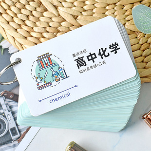 高中化学方程式卡片总结大全元素周期表高考化学公式定律速记手卡
