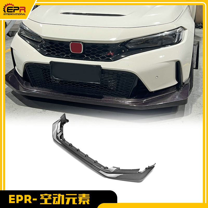 思域FL5前唇碳纤维加装外观包围