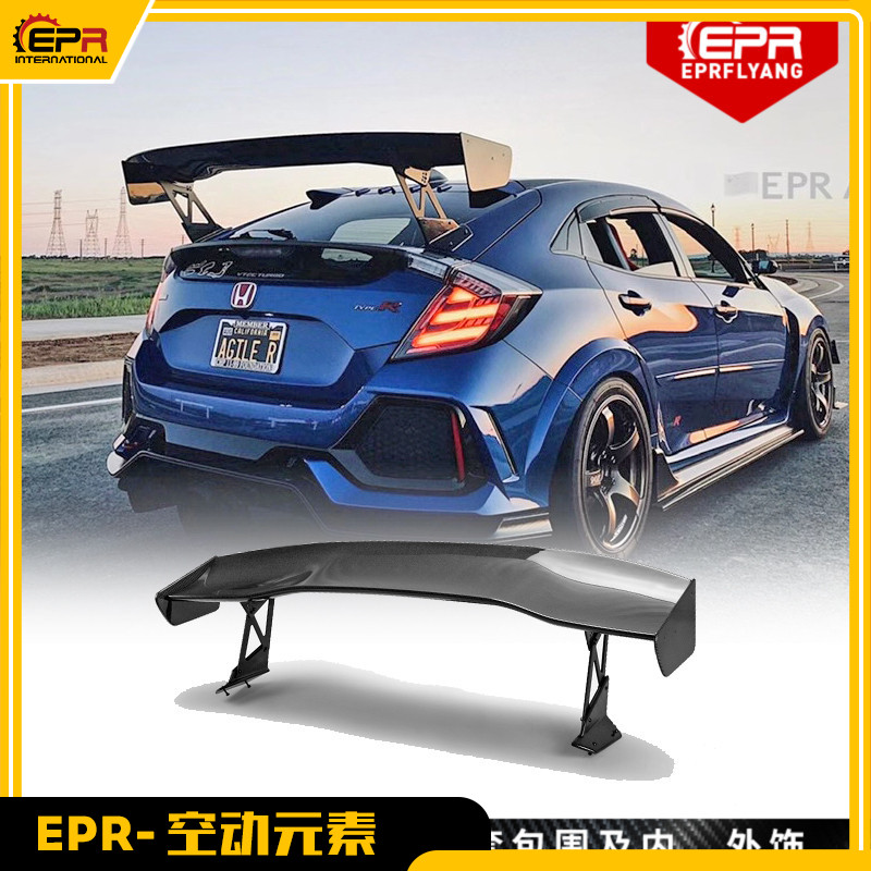 思域FK8FK7vortex汽车大尾翼碳纤