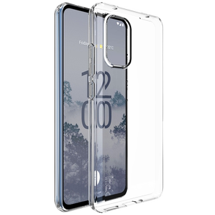 imak适用于诺基亚X30手机壳Nokia X30硅胶透明黑保护软套防摔外壳防划耐磨高端商务手机壳