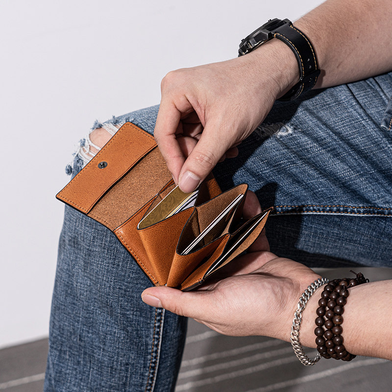 头层牛皮钥匙包男女通用