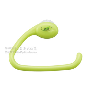 日本进口INOMATA毛巾挂 毛巾架 吸壁毛巾挂钩 LEAF系列