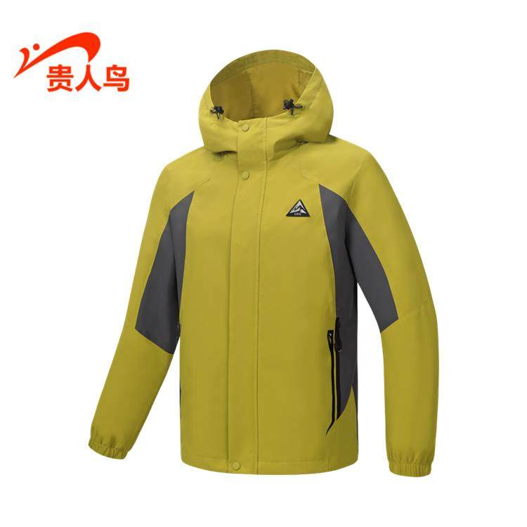 贵人鸟男装风衣正品2025春新款常规连帽运动休闲防风外套F1251003