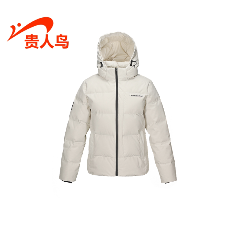 贵人鸟羽绒服女正品2021冬季新款连帽短款保暖运动休闲装2015c98