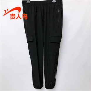 运动裤 贵人鸟透气速干九分裤 梭织工装 新款 C322H15 男2024夏春秋季