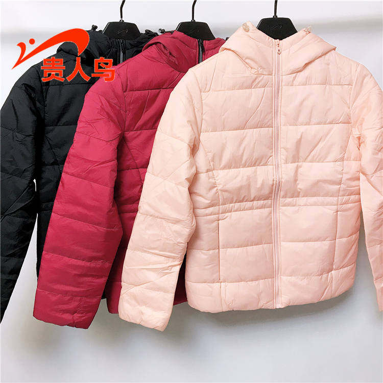 贵人鸟女装棉衣正品冬季连帽短款保暖外套休闲运动服棉服A785996