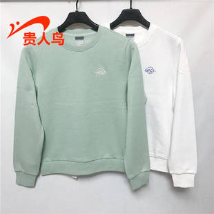 贵人鸟卫衣女正品 针织圆领加厚加绒运动休闲4325M82 2024冬新款