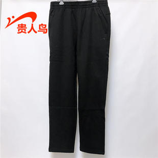 直筒加绒加厚针织保暖运动长裤 2024冬新款 5315E51 正品 贵人鸟男裤
