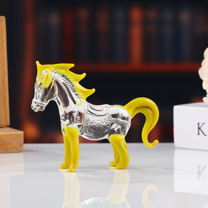 水晶十二生肖马家居摆件同学闺蜜生日马年吉祥礼物书桌车内装饰品,家居饰品,桌面摆件,淘宝优惠券,粉丝福利购,淘宝优惠卷