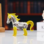 水晶十二生肖马家居摆件同学闺蜜生日马年吉祥礼物书桌车内装 饰品