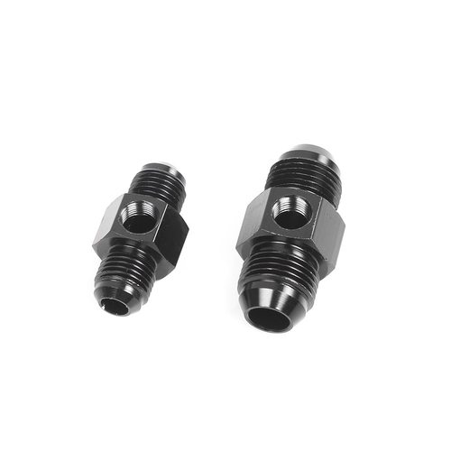 汽车油冷油管外丝连接转接头铝合金油管接头油冷变径接头AN4-AN12