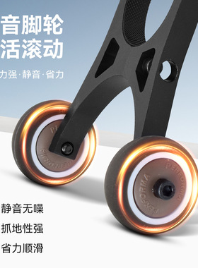 适用于小米M365/1S/PRO滑板车辅助轮支架折叠倒立收纳支架可推拉