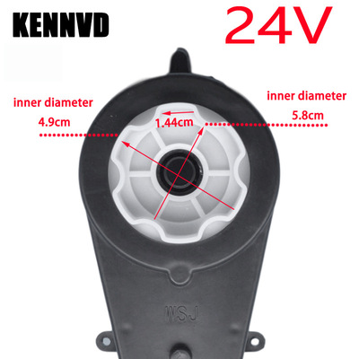 24V RS555 40000RPM 儿童电动玩具车电机齿轮箱配件出口跨境专供