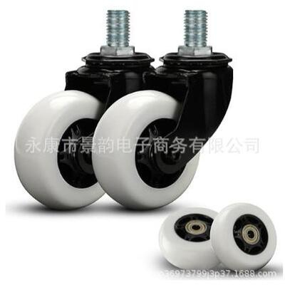 工具车配件原装前后尼龙脚轮适用于Razor Crazy Kart手推车脚轮