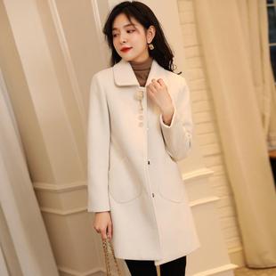 小个子毛呢外套女短款秋冬2025年加棉加厚修身显瘦呢子大衣反季厚