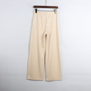 阳光家 孤秋冬季新款外贸韩单金丝绒柔顺面料女装休闲裤长裤