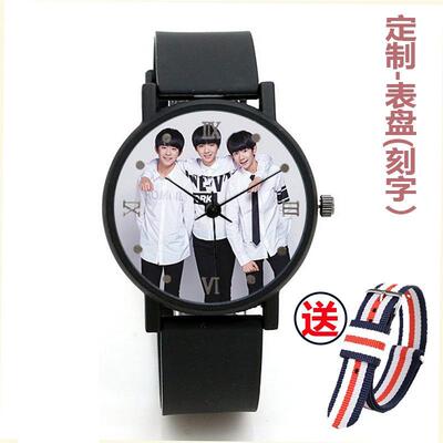 2024TFboys手表王源王俊凯易烊千玺TF周边同款男女学生韩版男女情