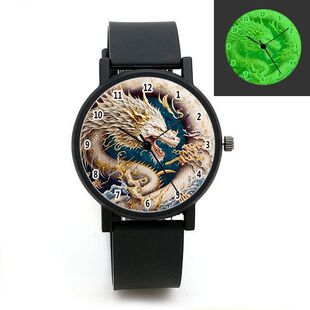 20242024新款手表夜光荧光龙年辰龙生肖表中国龙12石英表磕定制图